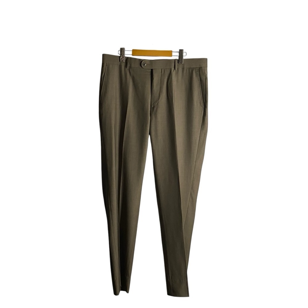 Joseph Abboud Heritage Men's Tan Straight Leg Dress Pant